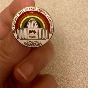 1985 Pro Football Hall Of Fame Festival Pin